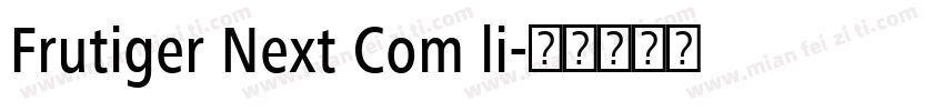 Frutiger Next Com li字体转换